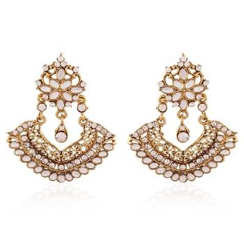 Glistening Gold Plated Jewellery Earrings For Women 1