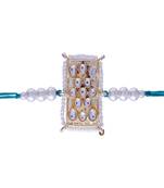Ethnic Designer Pearl Beads Studded for MenBrother Bhaiya for Rakshabhandan 