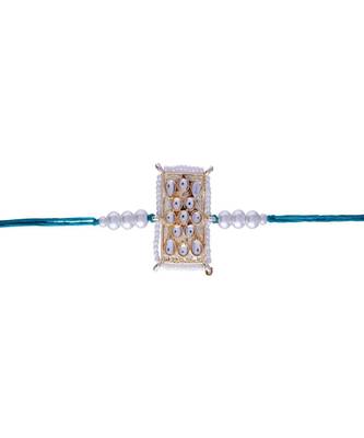 Ethnic Designer Pearl Beads Studded for MenBrother Bhaiya for Rakshabhandan  2