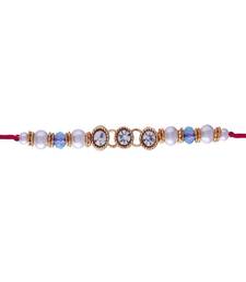 Ethnic Designer Pearl Beads Studded for MenBrother Bhaiya for Rakshabhandan 