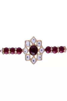 Ethnic Designer Pearl Beads Studded for MenBrother Bhaiya for Rakshabhandan (R079M)