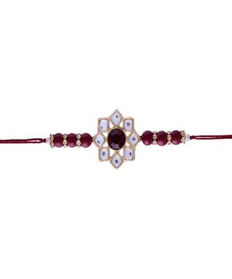 Ethnic Designer Pearl Beads Studded for MenBrother Bhaiya for Rakshabhandan  2