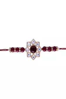 Ethnic Designer Pearl Beads Studded for MenBrother Bhaiya for Rakshabhandan 