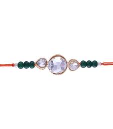 Ethnic Designer Pearl Beads Studded for MenBrother Bhaiya for Rakshabhandan 