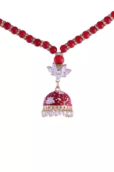 Designer Bhaiya Bhabhi Hanging Lumba Rakhi Combo Set for Rakshabhandan 