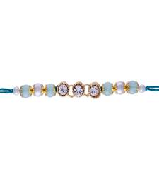 Ethnic Designer Pearl Beads Studded for MenBrother Bhaiya for Rakshabhandan 