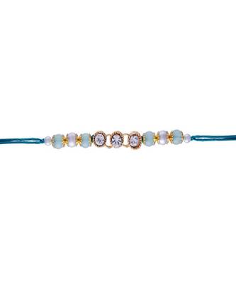 Ethnic Designer Pearl Beads Studded for MenBrother Bhaiya for Rakshabhandan  2