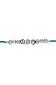 Ethnic Designer Pearl Beads Studded for MenBrother Bhaiya for Rakshabhandan 
