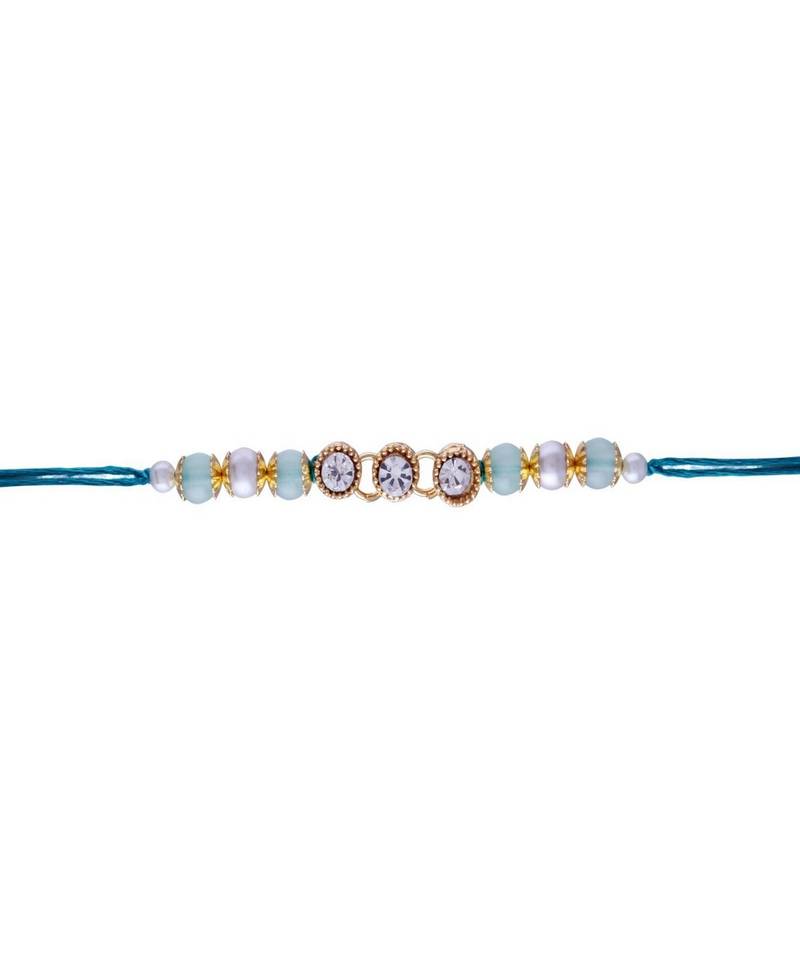 Ethnic Designer Pearl Beads Studded for MenBrother Bhaiya for Rakshabhandan 