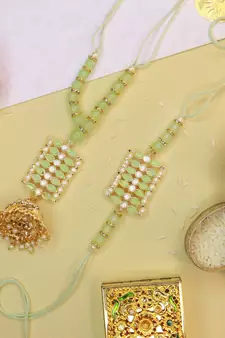 Designer Bhaiya Bhabhi Hanging Lumba Rakhi Combo Set for Rakshabhandan 
