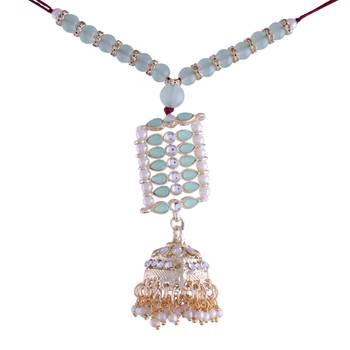 Designer Bhaiya Bhabhi Hanging Lumba Rakhi Combo Set for Rakshabhandan  5