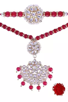 Designer Bhaiya Bhabhi Hanging Lumba Rakhi Combo Set for Rakshabhandan 