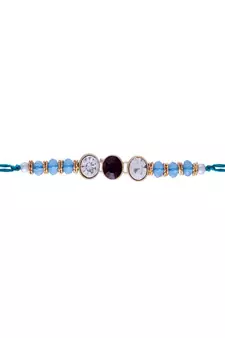 Ethnic Designer Pearl Beads Studded for MenBrother Bhaiya for Rakshabhandan 
