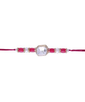 Designer Bhaiya Bhabhi Hanging Lumba Rakhi Combo Set for Rakshabhandan  4
