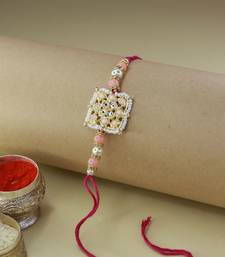 Ethnic Designer Pearl Beads Studded for MenBrother Bhaiya for Rakshabhandan 