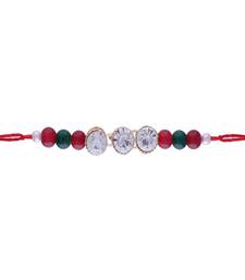 Ethnic Designer Pearl Beads Studded for MenBrother Bhaiya for Rakshabhandan 