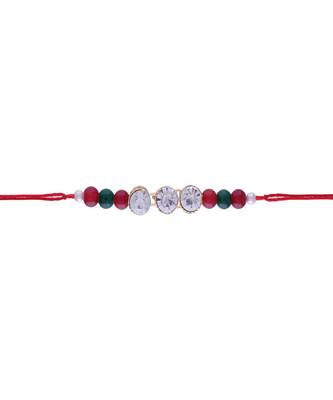 Ethnic Designer Pearl Beads Studded for MenBrother Bhaiya for Rakshabhandan  2