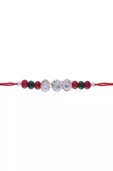 Ethnic Designer Pearl Beads Studded for MenBrother Bhaiya for Rakshabhandan 