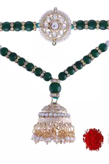 Designer Bhaiya Bhabhi Hanging Lumba Rakhi Combo Set for Rakshabhandan 