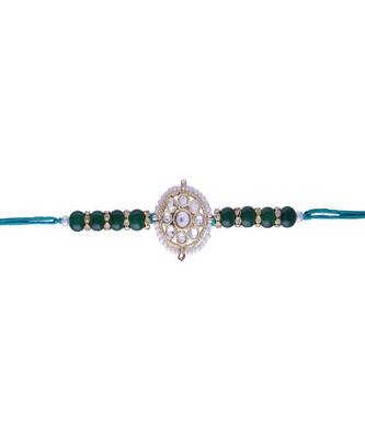 Designer Bhaiya Bhabhi Hanging Lumba Rakhi Combo Set for Rakshabhandan  4