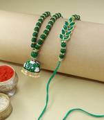 Designer Bhaiya Bhabhi Hanging Lumba Rakhi Combo Set for Rakshabhandan 