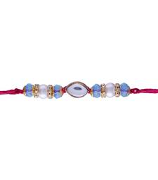 Ethnic Designer Pearl Beads Studded for MenBrother Bhaiya for Rakshabhandan 