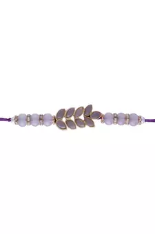 Designer Bhaiya Bhabhi Hanging Lumba Rakhi Combo Set for Rakshabhandan 