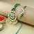 Designer Bhaiya Bhabhi Hanging Lumba Rakhi Combo Set for Rakshabhandan (R066GCO)