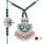 Designer Bhaiya Bhabhi Hanging Lumba Rakhi Combo Set for Rakshabhandan (R066GCO)