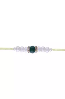 Ethnic Designer Pearl Beads Studded for MenBrother Bhaiya for Rakshabhandan 