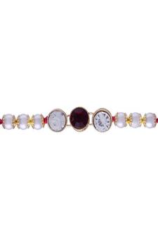 Ethnic Designer Pearl Beads Studded for MenBrother Bhaiya for Rakshabhandan 