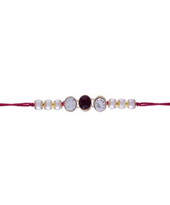 Ethnic Designer Pearl Beads Studded for MenBrother Bhaiya for Rakshabhandan  2