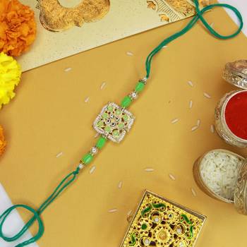 Ethnic Designer Pearl Beads Studded for MenBrother Bhaiya for Rakshabhandan  2