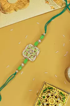 Ethnic Designer Pearl Beads Studded for MenBrother Bhaiya for Rakshabhandan 