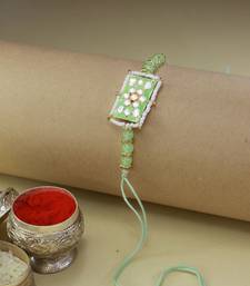 Ethnic Designer Pearl Beads Studded for MenBrother Bhaiya for Rakshabhandan 