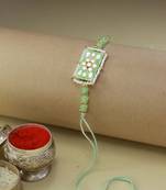 Ethnic Designer Pearl Beads Studded for MenBrother Bhaiya for Rakshabhandan 