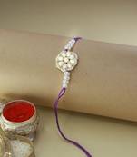 Ethnic Designer Pearl Beads Studded for MenBrother Bhaiya for Rakshabhandan 