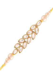 Gold Plated Ethnic Designer Pearl Beads for BrotherMen (R024R)