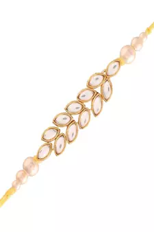 Gold Plated Ethnic Designer Pearl Beads for BrotherMen 