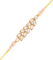 Gold Plated Ethnic Designer Pearl Beads for BrotherMen 