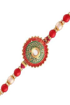 Gold Plated Ethnic Designer Pearl for BrotherMen (R049R)