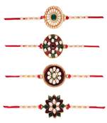 Gold Plated Ethnic Designer Pearl Kundan for BrotherMen