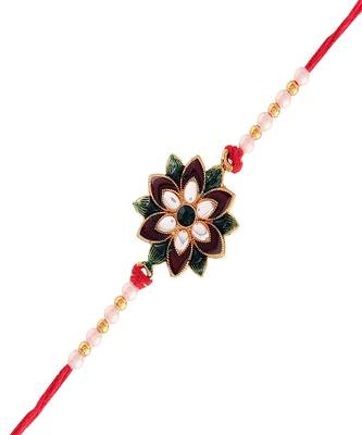 Gold Plated Ethnic Designer Pearl Kundan for BrotherMen 5