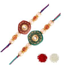 Ethnic Designer Pearl Beads Studded for MenBrother Bhaiya 