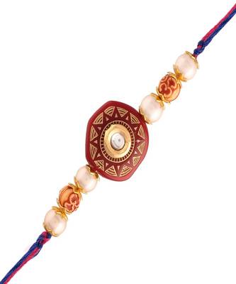 Ethnic Designer Pearl Beads Studded for MenBrother Bhaiya  2