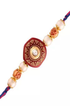 Ethnic Designer Pearl Beads Studded for MenBrother Bhaiya 