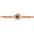 Gold Plated Jhumki Style Bhaiya Bhabhi Rakhi Set (R612CO)