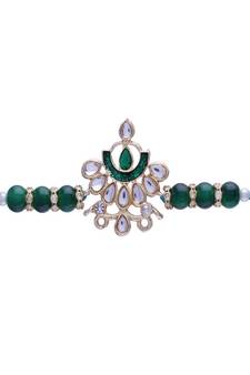 Gold Plated Ethnic Designer Enamel Pearl Beads for BrotherMen 