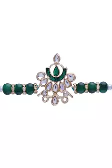 Gold Plated Ethnic Designer Enamel Pearl Beads for BrotherMen 