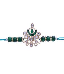 Gold Plated Ethnic Designer Enamel Pearl Beads for BrotherMen 